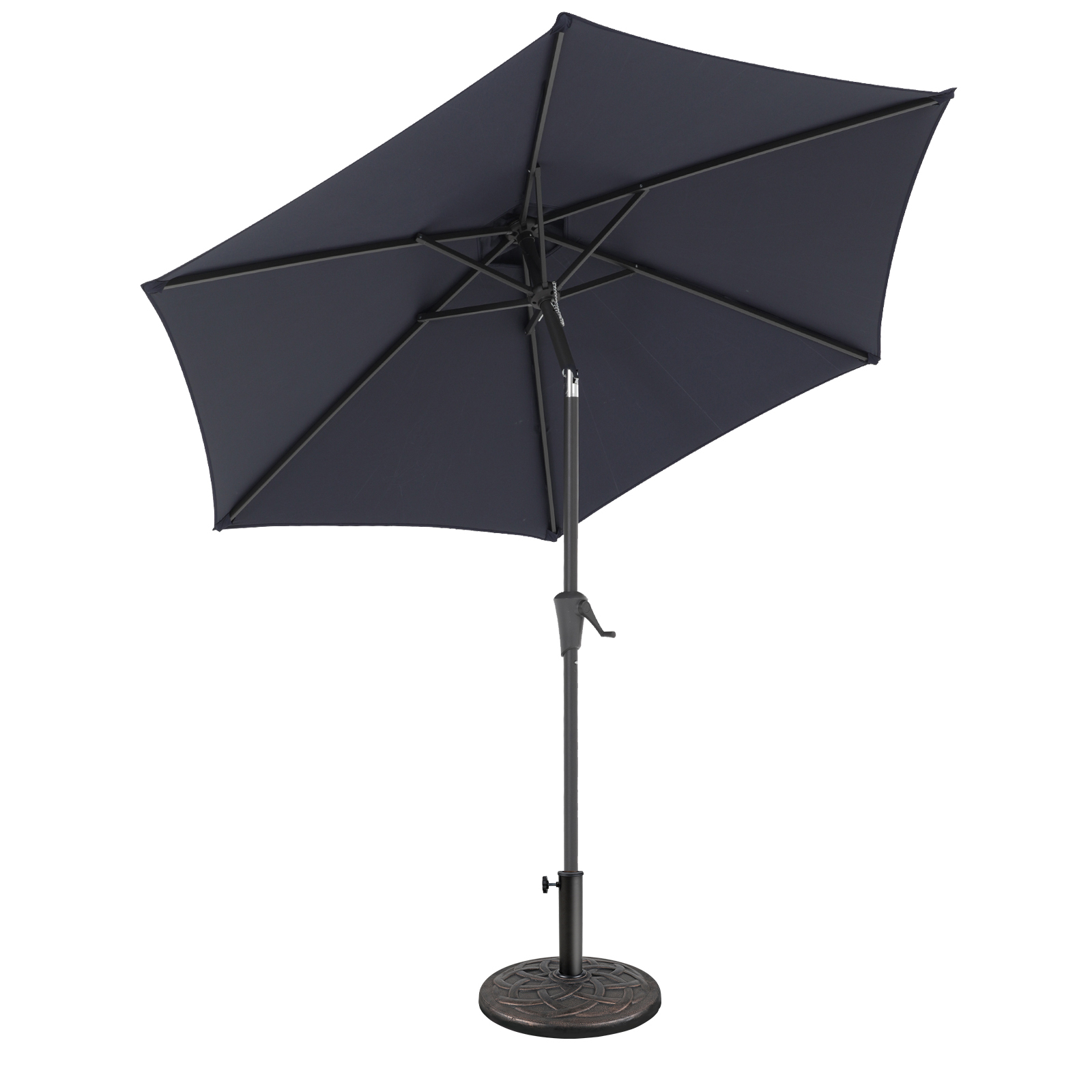COBANA 7.5ft Patio Umbrella with Base Included, Outdoor Market Table