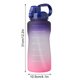 thumbnail image 4 of Toystoory Botella de agua deportiva caliente 2000ml Botella para beber al aire libre Taza de té de viaje Viaje al aire libre Portátil a prueba de fugas Teteras No.04 Toystoory HA004173-04, 4 of 6