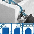 thumbnail image 4 of Ikoopy Reciprocating Saw Blade 10/12/18/20inch Universal Cutting Recip Sabre Saw Blade Alloy Steel Brick Concrete Cutting Saw Blade Masonry Cutting Blade for Cement Composite Panels Bricks, 4 of 11