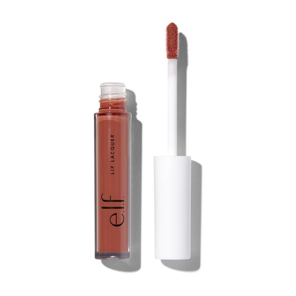 e.l.f, Lip Lacquer, Moisturizing, Shiny, Non-Sticky, Long Lasting, Provides Maximum Color, Glides On, Moody, 0.08 Fl Oz