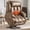 Brown, variant on JULY'S SONG Overstuffed Leather Recliner Chair with Massage and Heat, Power Lift Chairs for Elderly with Cup Holders, Electric Oversized Recliners for Adults with Charge Ports, Brown