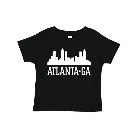 

Inktastic Atlanta Georgia Skyline Silhouette Travel Gift Toddler Boy or Toddler Girl T-Shirt