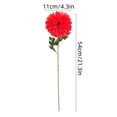 thumbnail image 3 of CuiLiyq Artificial Chrysanthemums Flowers Burgundy Flowers, Single Stem Chrysanthemum Spray for Independence Day Wedding Decor, Red, 3 of 6