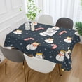 thumbnail image 2 of Yayeee Tablecloths 54" x 54" Rectangle Wrinkle Resistant Party Table Cover, Playful Winter, 2 of 8