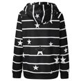 thumbnail image 5 of Camiseta de manga larga con bolsillos para mujer a la moda, blusa con estampado de otoño, cárdigan con capucha, abrigo, Tops Fridja  BV0+4972, 5 of 5