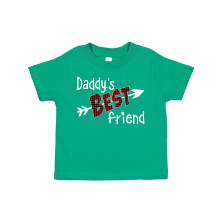 

Inktastic Daddy s Best Friend- Arrow and Plaid Letters Gift Toddler Boy or Toddler Girl T-Shirt