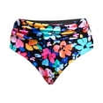 thumbnail image 4 of Women's High Waisted Bikini Bottom Tummy Control Ruched Bathing Suit Swim Bottom Multicolor S, 4 of 5