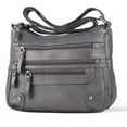 thumbnail image 3 of GASTROPOD 10 Pockets Crossbody Purses for Women Medium Pocketbooks Lightweight Ladies Satchel Bag Multi Pocket Shoulder Handbag Pocketbooks for Women, 3 of 7