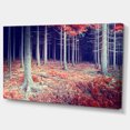 thumbnail image 2 of Beautiful Fall Forest Panorama - Landscape Canvas Art Print, 2 of 3