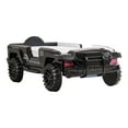 thumbnail image 3 of Furniture of America Terra Kids Plastic Twin SUV Bed with LED and Sound, Black, 3 of 17