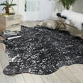 Nourison Couture Rug Metallic Splash Free Form Throw Rug, 5' x 7