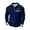 Dark Blue, variant on Men's Hello Darkness My Old Friend Long Sleeve Polo Shirt Casual Collared Pullover Top