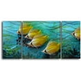 thumbnail image 2 of Omax Decor MC1405 24 x 48 in. Just Keep Swimming Handmade Metal Wall Art Set - 3 Piece, 2 of 2