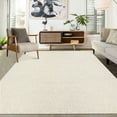 thumbnail image 4 of Modern Runner Rug for Hallway Non-Slip Neutral Carpet Runner, Stain-Resistant Low Pile Kitchen Rug, Machine Washable Textured Print Floor Carpet for Laundry Room, Bedroom, 4 of 10