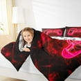 thumbnail image 4 of Manfei Gamepad Game Lovers Bedding Comforter Set,Abstract Geometric Twin Comforter Sets,Red Black Bedding Set For Boys Kids,Ultra Soft Home Decor Reversible,2-Piece, 4 of 8