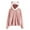 01 Pink, variant on Womens Sweaters , Ladies Fashion Casual Winter Solid Color Hooded Ears Loose Casual Plush Sweater Top