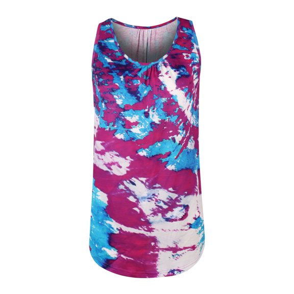 Aayomet Gym Tops For Women Women's Sleeveless Cotton Fitted Tank Top Form Fitting Scoop Neck Ribbed Knit Basic Cami Shirts,Purple XL