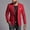 Red, variant on Mens Casual Sport Coat Qiggri Mens Blazer Jacket Slim Fit Casual One Button Sport Coats