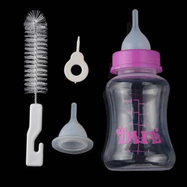 Anti-Choking Puppy Feeder Design With 3pcs Replaceable And Reusable Silicone Nipples