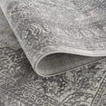 thumbnail image 4 of 2â€™ x 5â€™ Gray Distressed Medallion Area Rug, 4 of 11