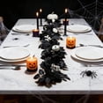 thumbnail image 5 of Clearance! Halloween Garland Lighted Dark Vine with Mini Pumpkins Berries for Mantle Fireplace Door Frame Indoor Outdoor Spooky Party Home Decoration Holiday Festival Illuminated Decor, 5 of 8