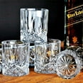 thumbnail image 5 of GLASKEY Whiskey Glasses Set of 4,Rock Glasses,11 oz Lead-Free Crystal Bourbon Glass,Old Fashioned Glass for Bourbon,Cognac,Irish Whisky,Personalised Whisky Glass Gift Set for Men,Dad,Brother, 5 of 10