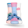 thumbnail image 4 of Disney Stitch Girls Mid-Crew Socks, 3-Pack, Sizes S-L, 4 of 9
