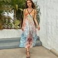 thumbnail image 5 of Kaleidoscope Mandala Colorful Floral Boho Sleeveless Dress Female Clothing Dress Women Summer 2025 Dress, 5 of 7