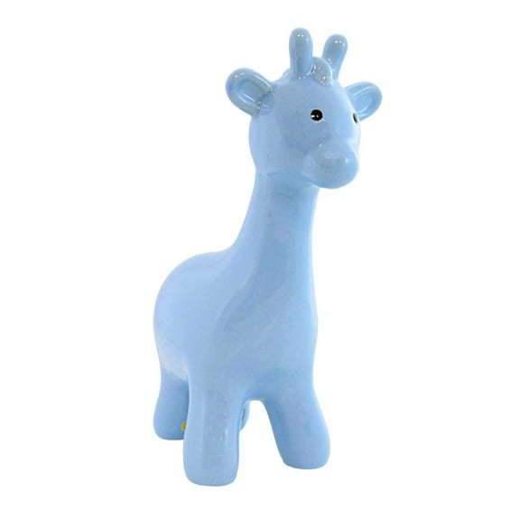 Bank Blue Large Giraffe Ceramic Money Saving 3562Bl