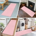 thumbnail image 6 of Pink Large Area Rugs for Bedroom Living Room, Soft Non Slip Carpet Bedside Rug, Farmhouse Pink Decor Rectangular Floor Cover Kitchen Accent Rug 2'x6' for Dining Room/Office, 6 of 9