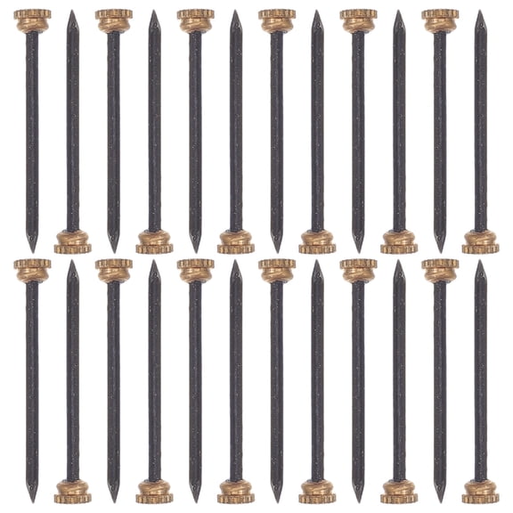 Moluckfu 70-Piece Black Copper Picture Frame Hanging Nails for Wall Art and Photo Mounting