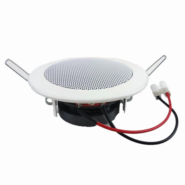 Bathroom 3Inch 8Ohm 6W Passive Ceiling Speaker Metal in-Ceiling Speaker Sound Quality Background Music System