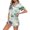 Multicolor, variant on MEICHEN Pajamas for Women Set Colorful Printed Casual and Comfortable Women's Shorts Short Sleeved Set Summer Essentials Fashion Sleepwear