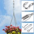 thumbnail image 4 of M5 Stainless Steel Cable Tensioner,6 Pack Adjustable Heavy Duty Tension Hook For Rope Cable Clothesline, 4 of 5
