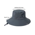 thumbnail image 3 of Lttoisl Mens Wide Brim Bucket Hat for Summer Outdoor Activities, Breathable Fishing & Hiking Sun Hat, UV Protection, Large Size for Men, Curved Edge Design, 3 of 8