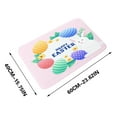 thumbnail image 2 of Aqestyerly Easter Bunny Flannel Floor Mat - Kitchen Door Mat for Non-Slip Home Decor and Festive Display, 2 of 5