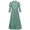 Green, variant on Dress Innocence Corrupted: Regan's Pre-Possession Teresa MacNeil The Exorcist Puffy Floral Dress