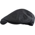 thumbnail image 1 of HSHDLDF Men's Classic Herringbone Tweed Wool Blend Newsboy Ivy Hat, 1 of 4