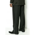 thumbnail image 2 of KingSize Men's Big & Tall Plain Front Tuxedo Pants, 2 of 3