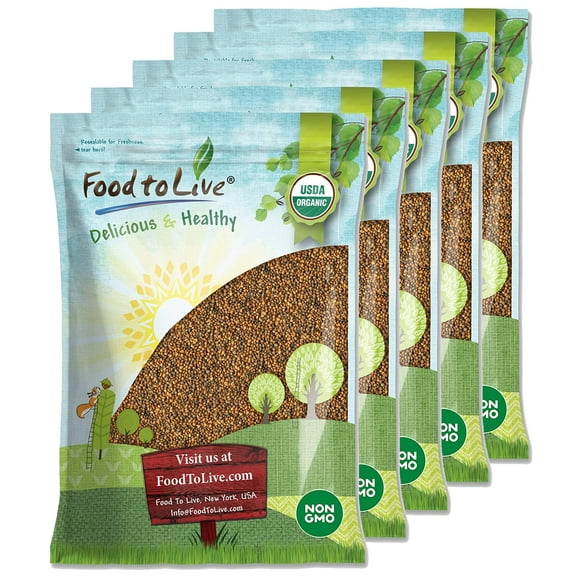 Organic Arugula Sprouting Seeds, 55 Pounds — Non-GMO, Raw, Vegan, Sproutable — by Food to Live