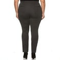 thumbnail image 2 of Rafaella Women's Plus Size Pull On Slim Leg Tech Ponte Pant, 2 of 3