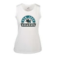 thumbnail image 2 of Women's Levelwear  White San Jose Sharks Macy Banner Arch Tank Top, 2 of 3