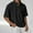 Black, variant on DPTALR George Men's Knit Shirts,Short Sleeve Ribbed,Lightweight Casual Golf Shirts for Summer,Brown,Big and Tall Men S