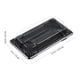 thumbnail image 5 of WORGEOUS 100pcs Box de paquete de sushi desechable pastel de frutas recipientes para llevar a cajas (negras), 5 of 8