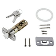 Brinks Mobile Home Keyed Entry Classic Bell Style Doorknob, Stainless Steel Finish