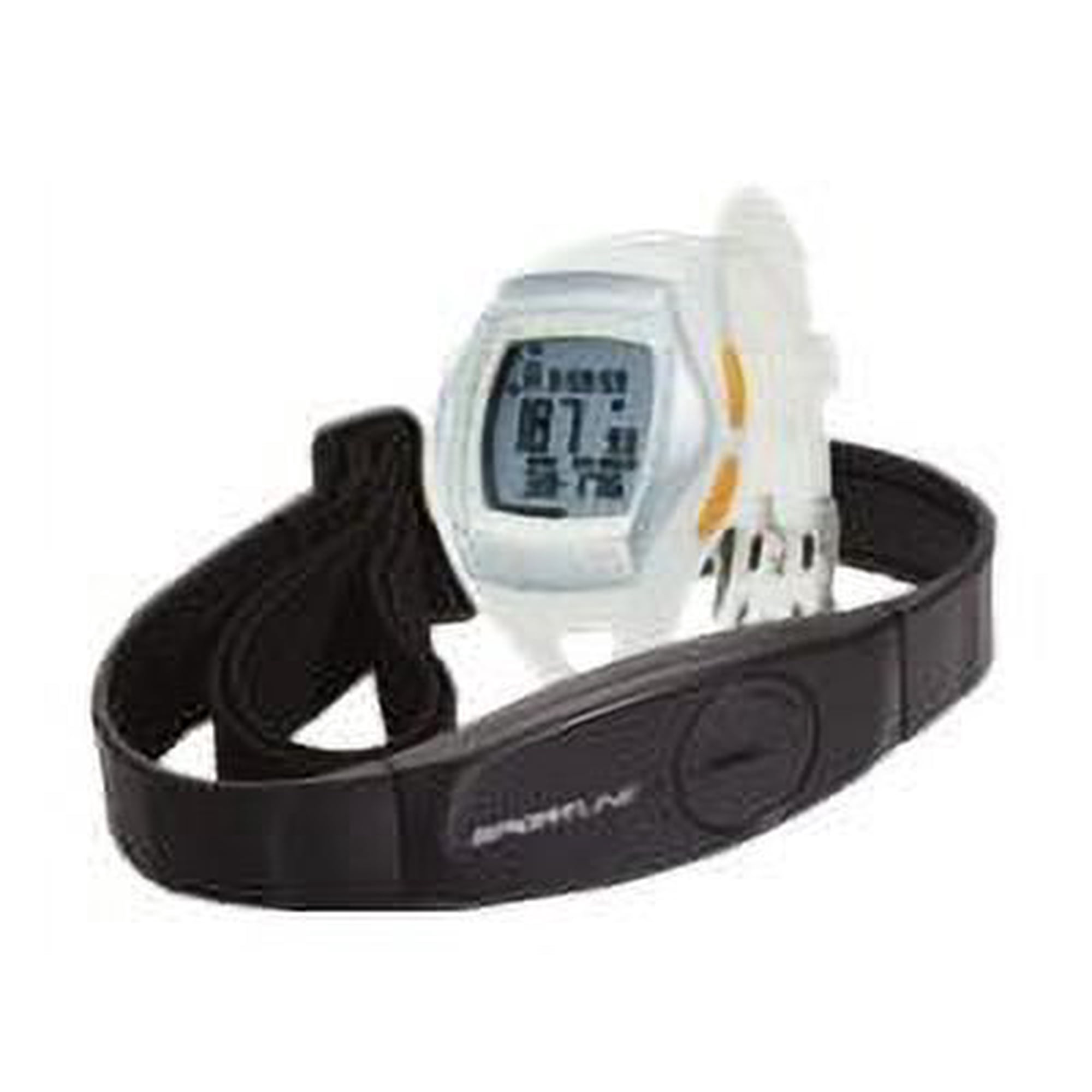 Sportline - Duo 1060 Dual-Use Heart Rate Monitor Watch Designed For Women White - 1 Monitor(s)