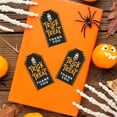 thumbnail image 3 of Koyal Wholesale 100-Pk Trick or Treat Skull Halloween Gift Tags With String, Favor Bag Tags Halloween Decorations, 3 of 5