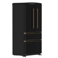 thumbnail image 6 of Forno Luigi 33-Inch French Door Refrigerator, 18 cu.ft, Black Finish, Antique Brass Handles, ENERGY STAR Certified, 6 of 11