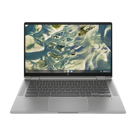 HP - 14" 2-In-1  Touchscreen Chromebook - Intel Core i3 - 8GB Memory - 128GB SSD - Mineral Silver