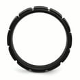 thumbnail image 2 of Titanium Black Plated 8mm Ring Wedding Man  For Dad Mens  For Him, 2 of 10